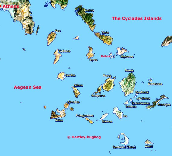 ilhas cíclame grecia