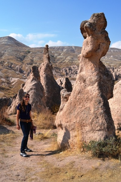 Capadocia Devrent Valley onde as pedras tem misteriosos formatos