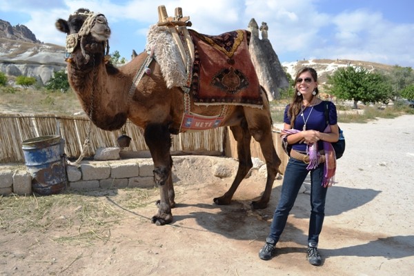 Camelo simpático na Capadócia