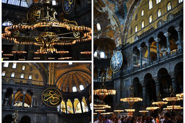 candelabros hagia sofia istambul