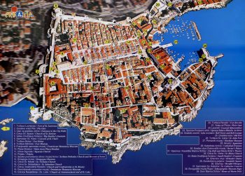 Mapa Turístico de Dubrovnik
