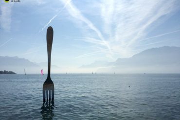 vevey escultura garfo suiça