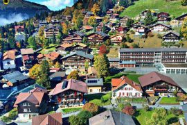 vila de wengen suiça