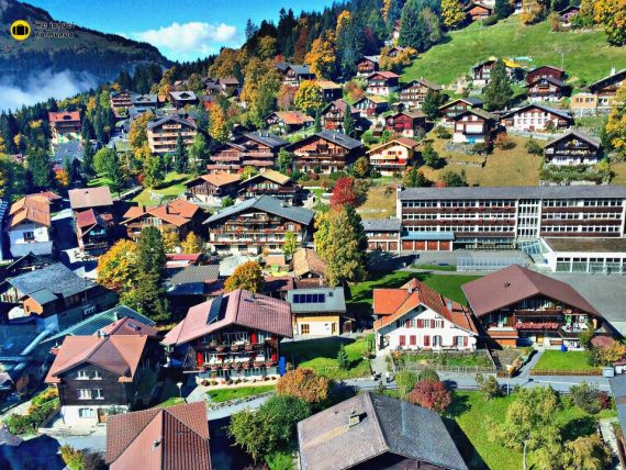 vila de wengen suiça
