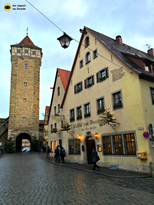 torres e muralha rothenburg ob der tauber
