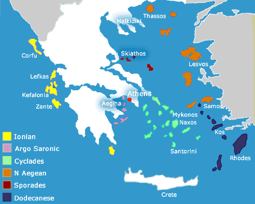 ilhas jonicas grecia mapa