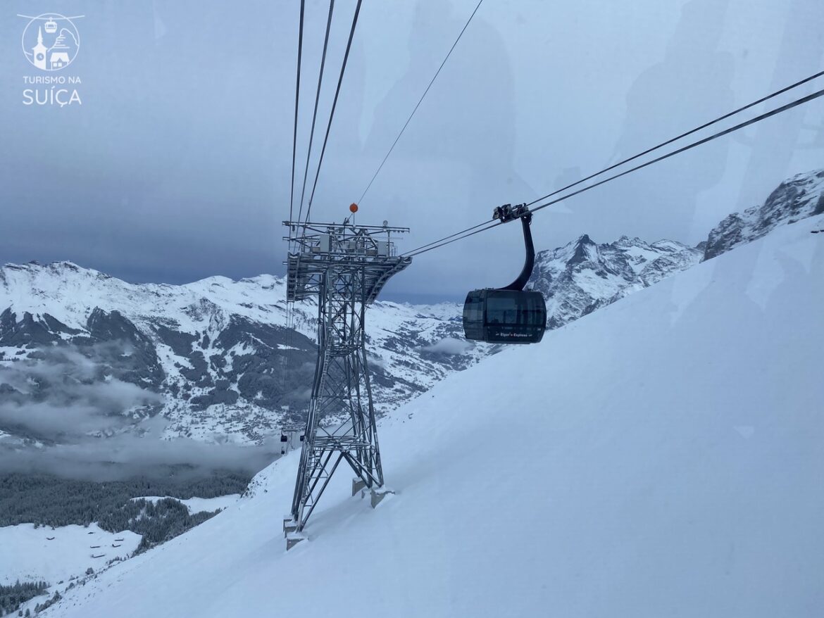 Jungfraujoch no inverno