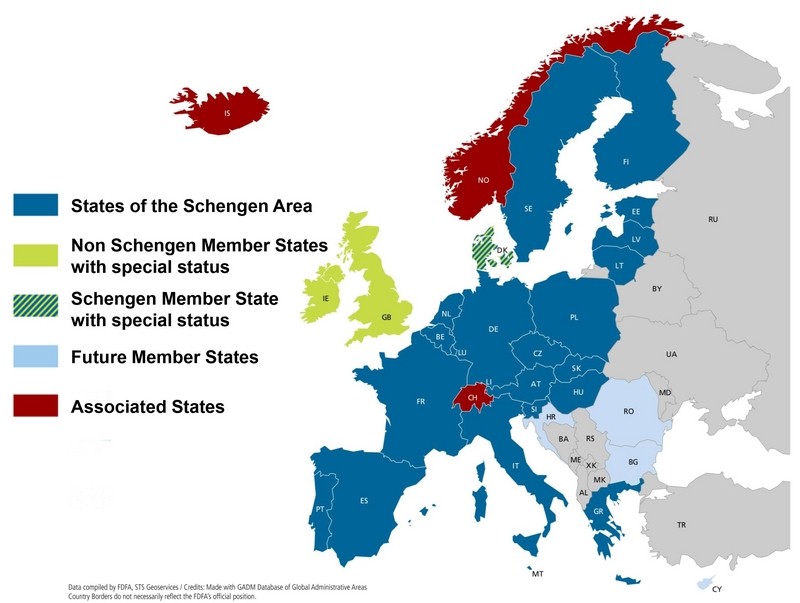 suiça mapa area schengen