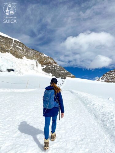 trilha em Jungfraujoch