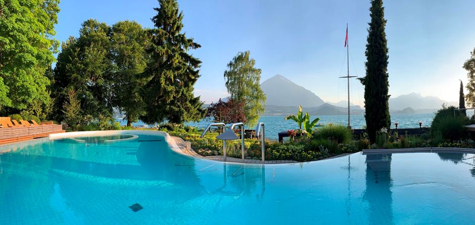 hotel com vista para o lago em interlaken